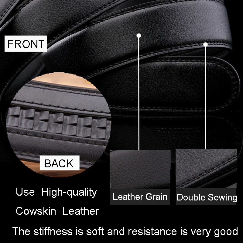 Miniature : Automatic buckle belts Ceinture Fashion designer Long 110-150