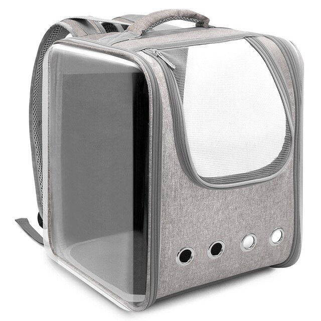 縮圖：Breathable Pet Backpack Travel Space Capsule Cage Pet Transport Bag Carrying