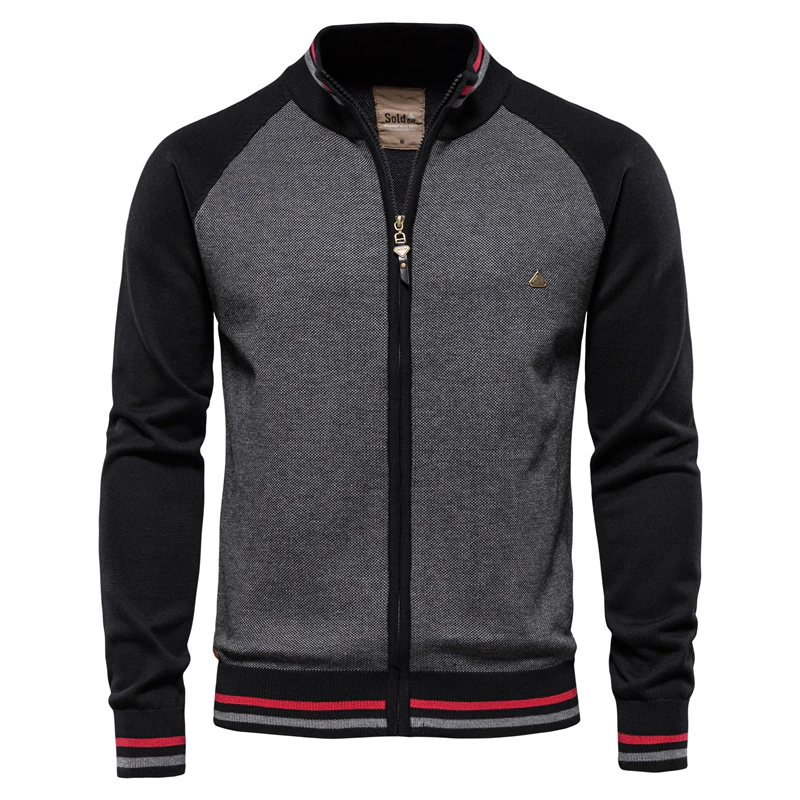 縮圖：Casual Quality Zipper Cotton Winter Mens Sweaters 