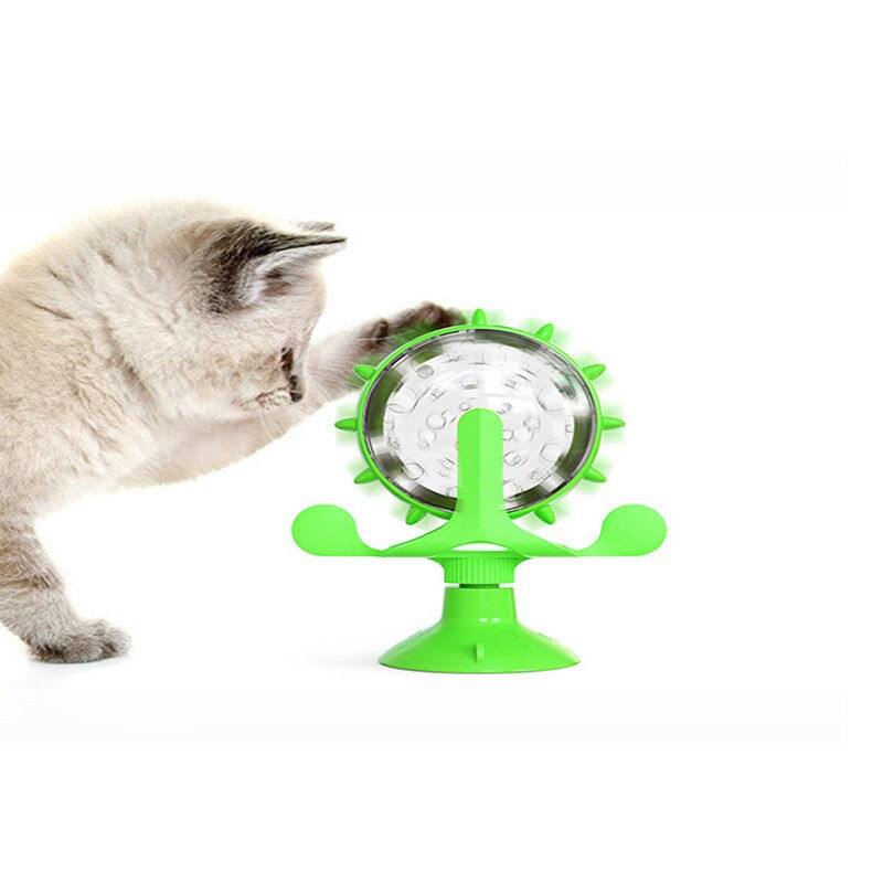 Thumbnail: Leaking Feeding Rotatable Wheel Slow Feeder Game Rotating Turntable Feeding Toy 