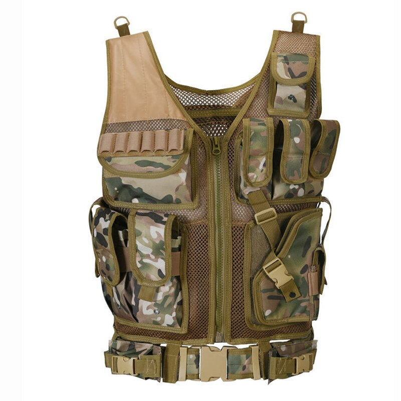 Miniature : Military Combat Army Armor Vests Molle Airsoft Plate Carrier Swat Vest 