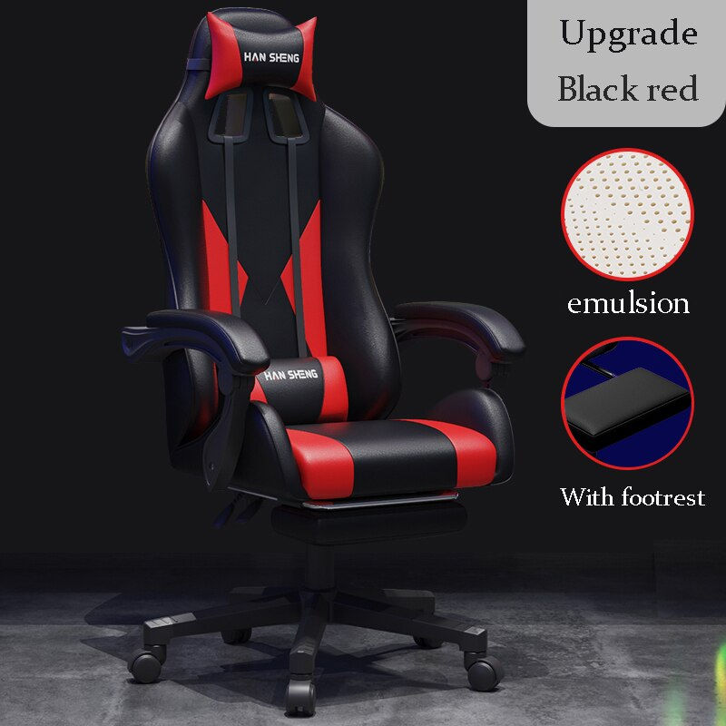 Miniature : Gaming and Racing Blue Comfortable backrest competitive racing chair