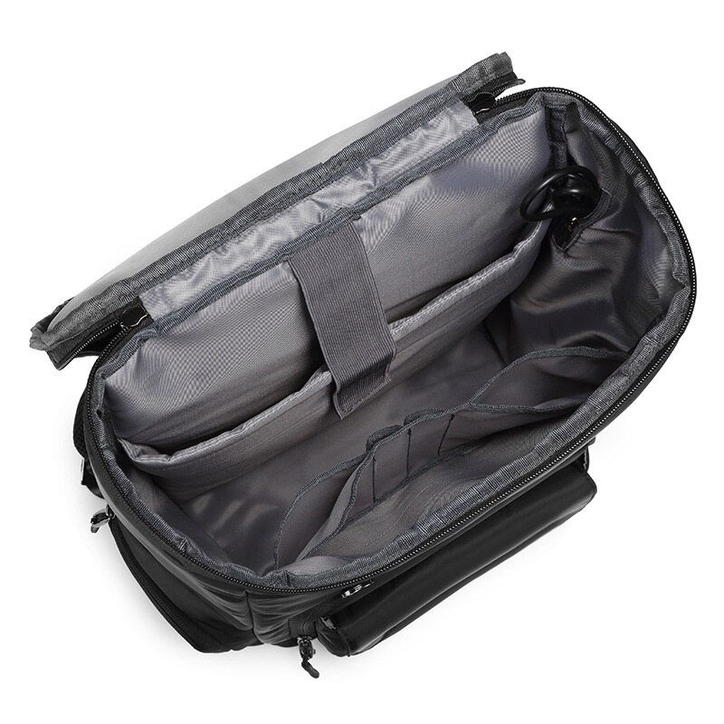 Thumbnail: 2022 Men's Waterproof Oxford Cloth Backpack Large Capacity Student Schoolbag 