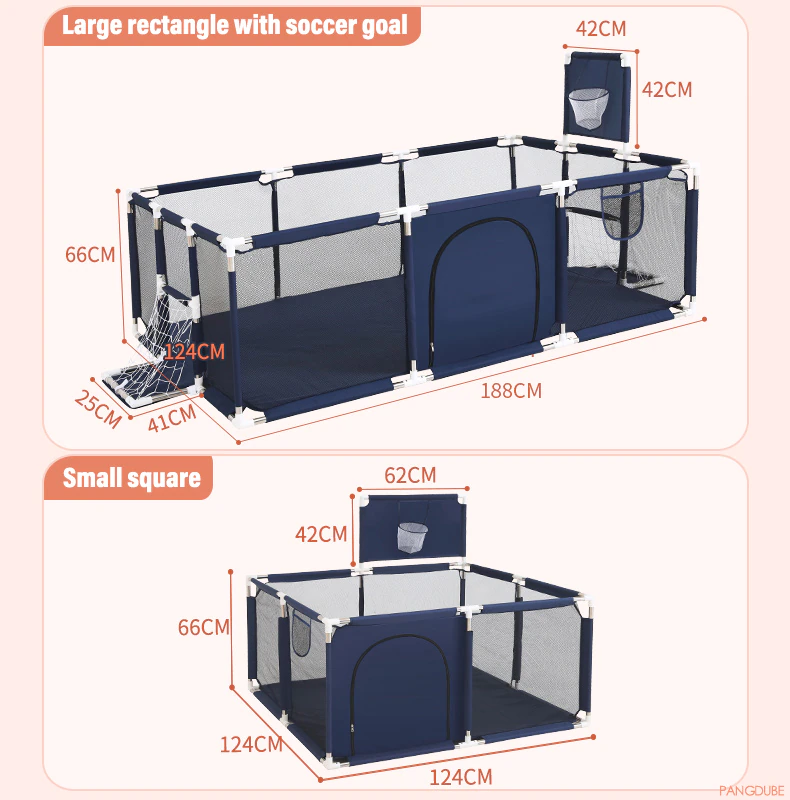 Thumbnail: Baby Playpen Playground for 6 months~6 Years Old Kids Ball Pit Playpen Indoor