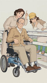 電動車いすと家族
