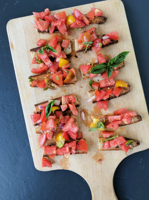 Bruschetta mit Tomaten