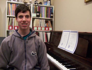 Timothy at Music by Patti 
March