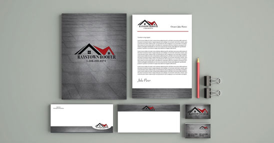 Raystown Roofer (Logo and Stationary Design)
