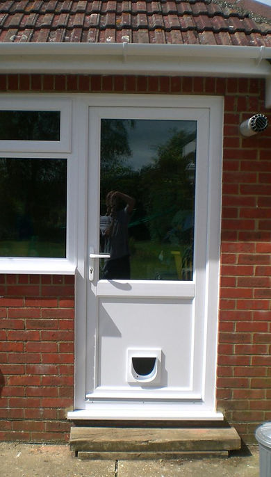 Panel replacement/cat flap fitment