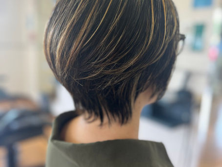 【✨ハイライト✨ブリーチのみ】ショートヘアに映えるハイトーンメッシュ