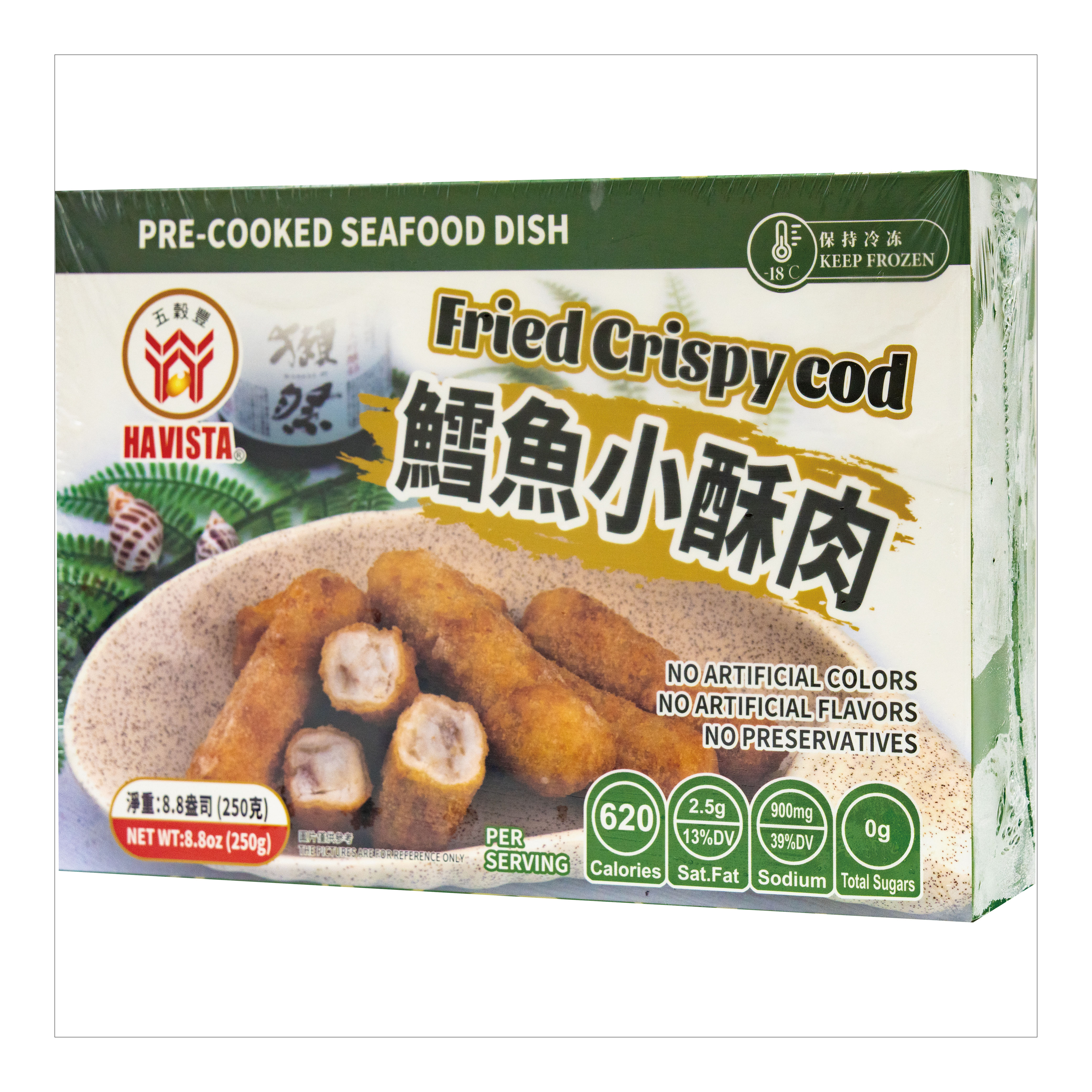 鳕鱼小酥肉五谷丰