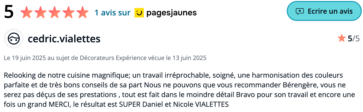 Avis Pages Jaunes, Tangara décoration, relooking de meubes, relloking de cuisines Montauban, Tarn et Garonne