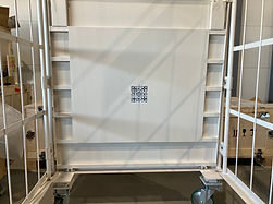 AIカゴ搬送ロボット画像