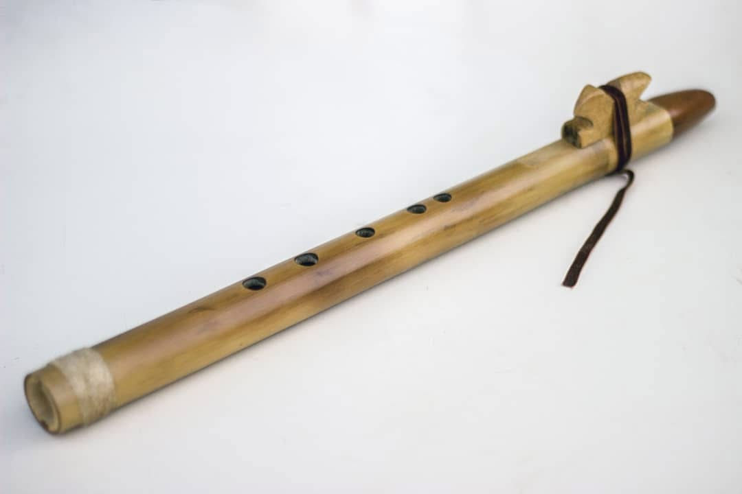 Flauta Nativa Simple de Bambú