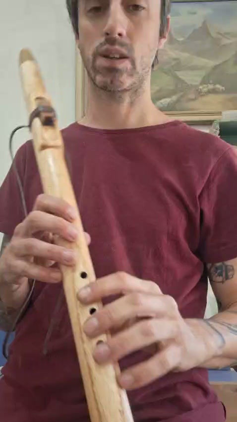Miniatura: Flauta Nativa Simple E bass