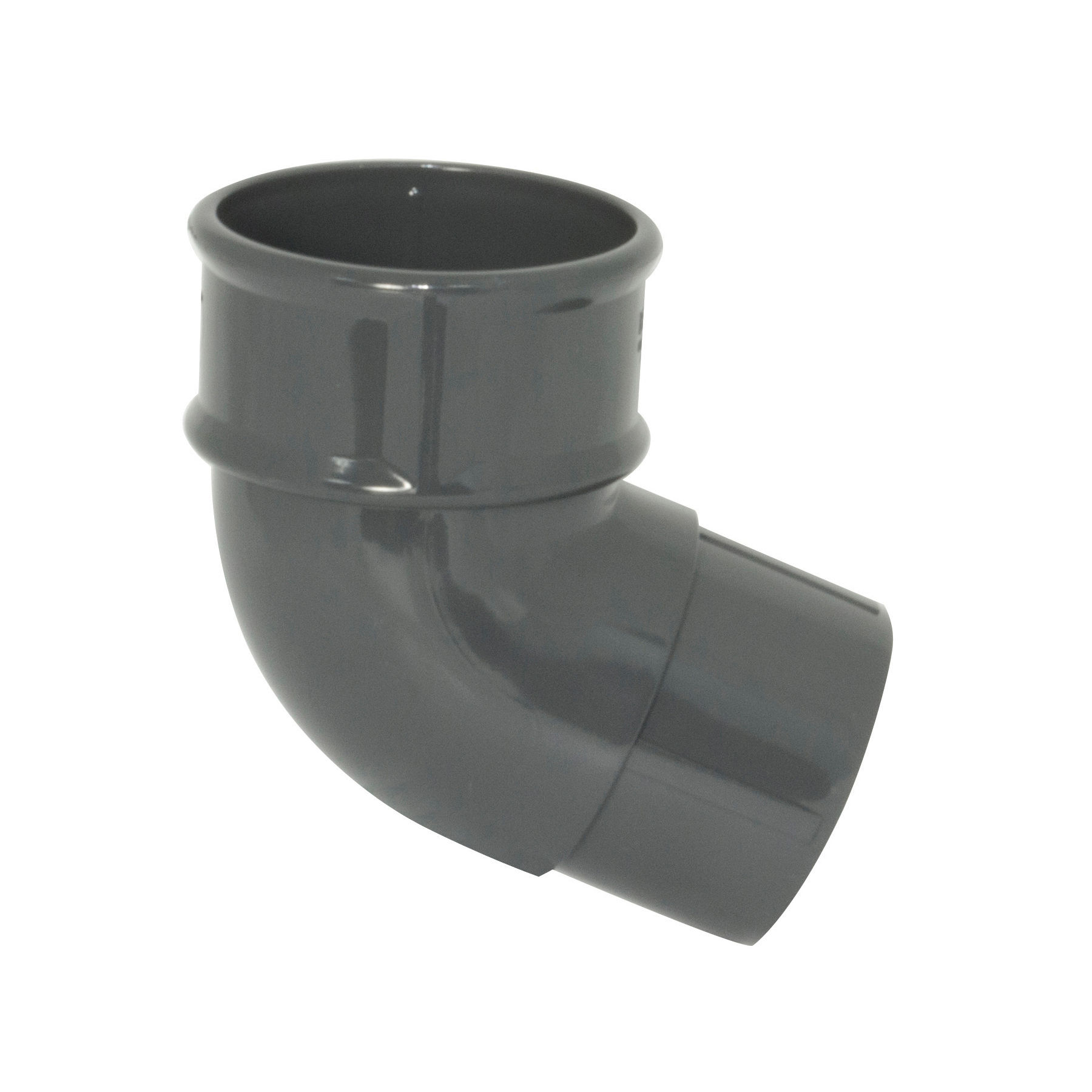 Gutter Anthracite Round Downpipe Offset 112
