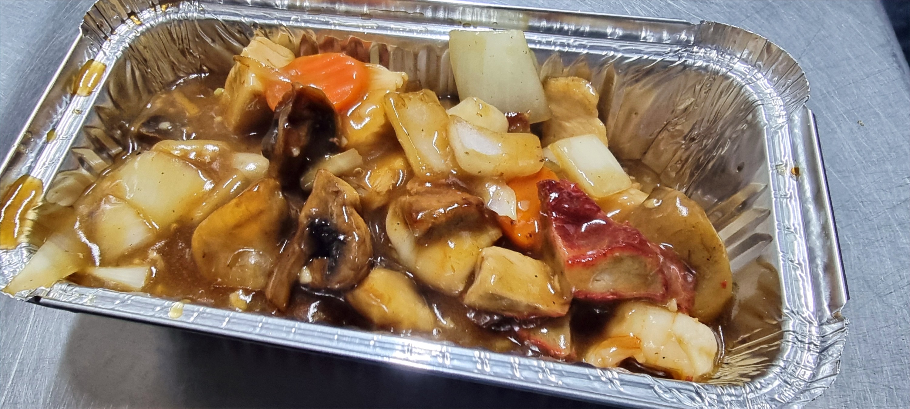 Arranged Food and Objects