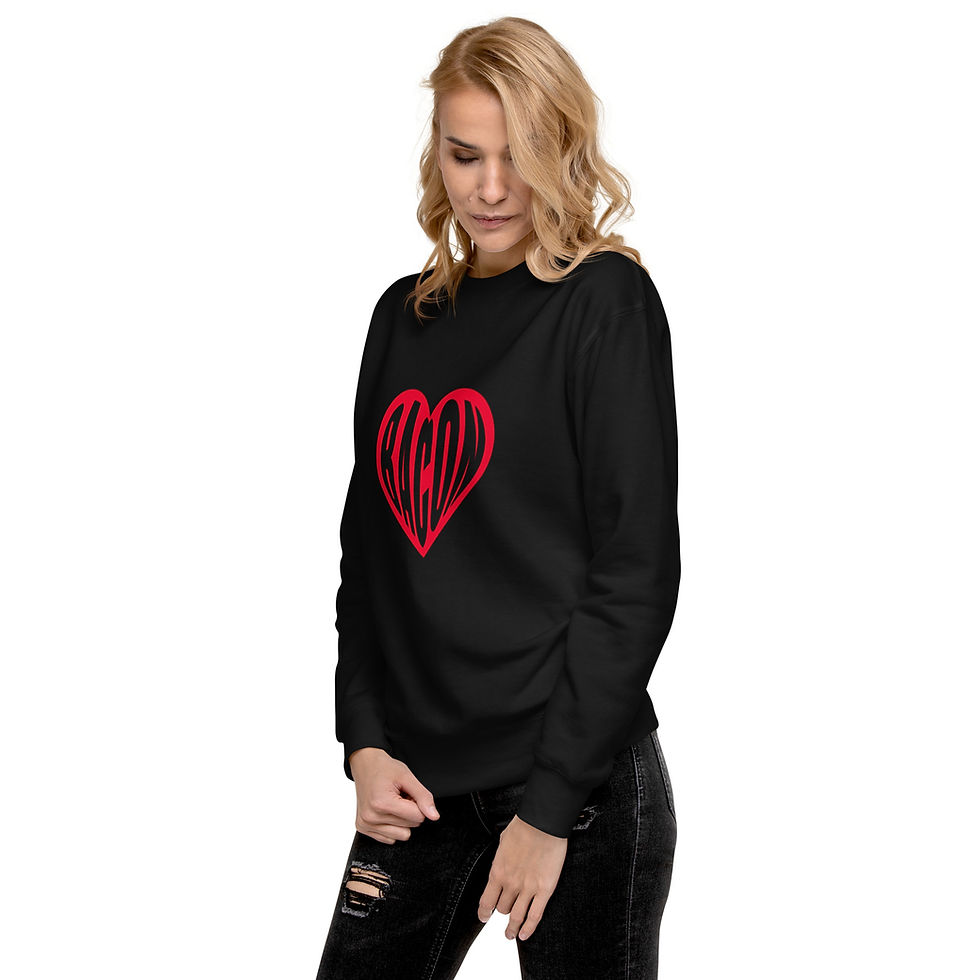 Thumbnail: Unisex Premium Sweatshirt With Basic Logo