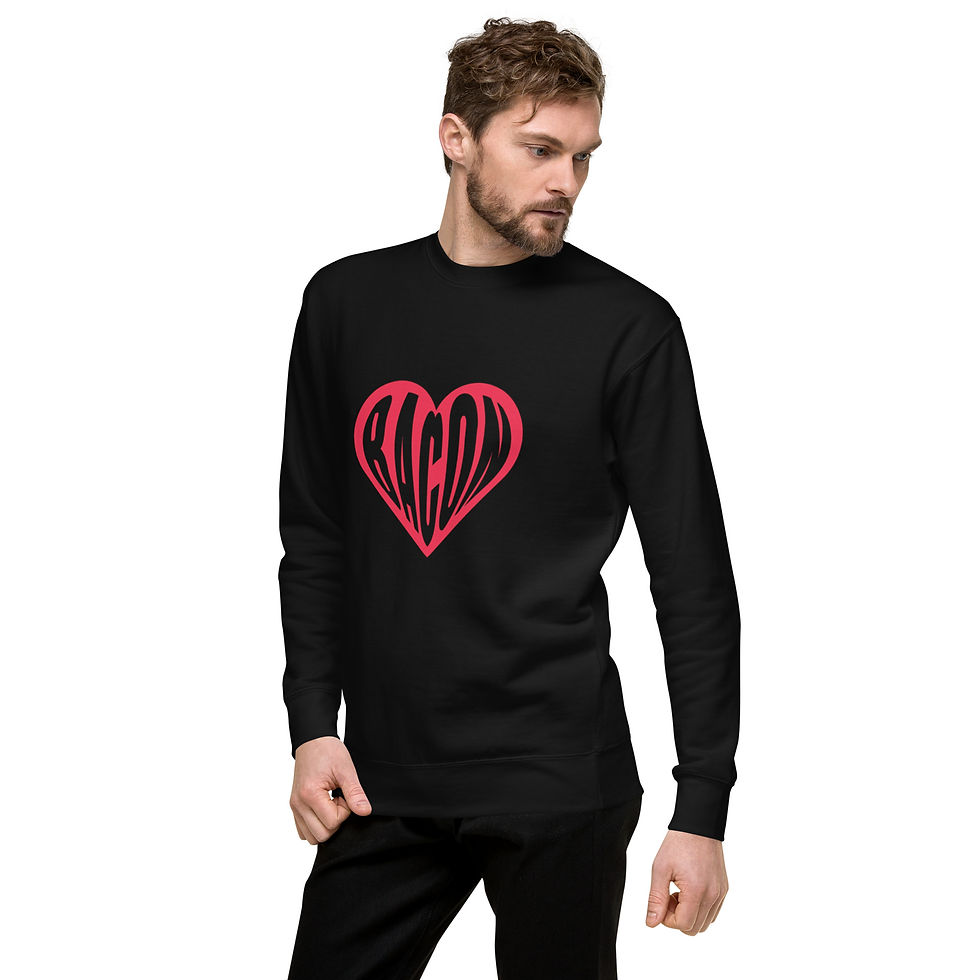 Thumbnail: Unisex Premium Sweatshirt With Basic Logo