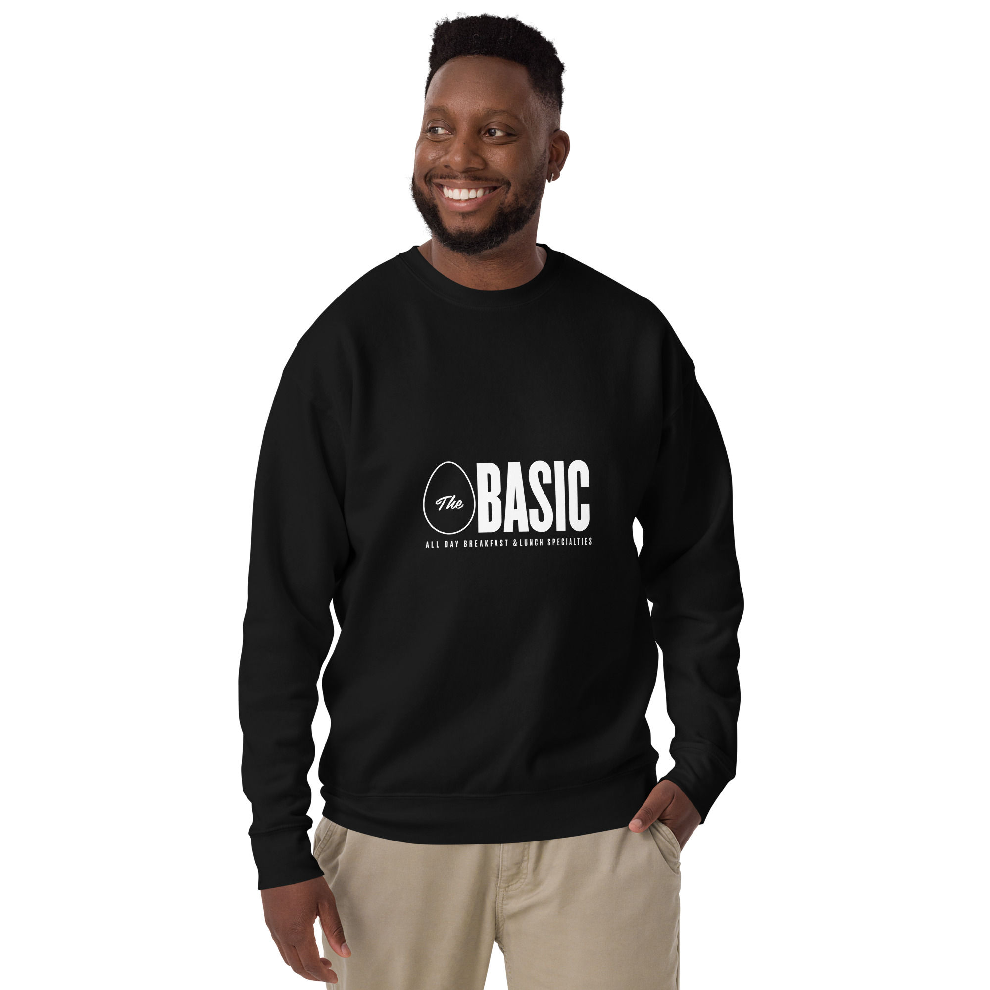Unisex Premium Sweatshirt With Basic Logo