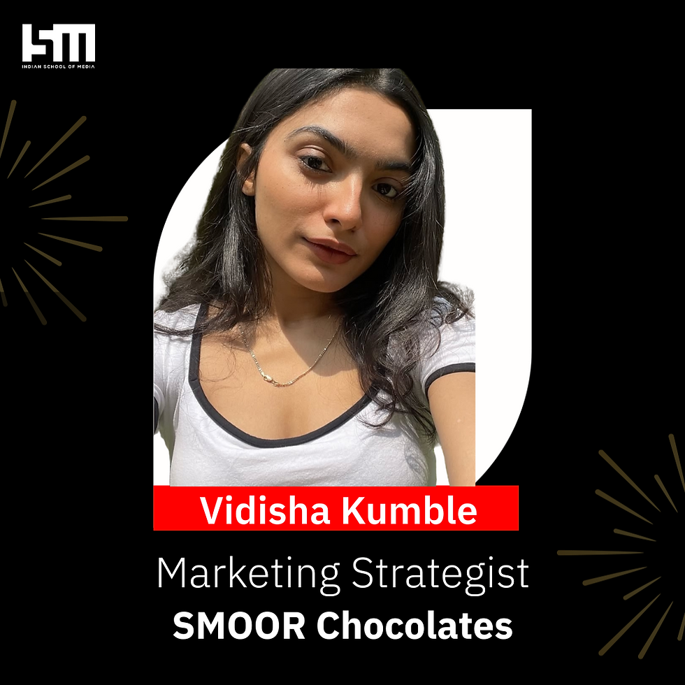 Vidisha Kumble as a Marketing Strategist at SMOOR