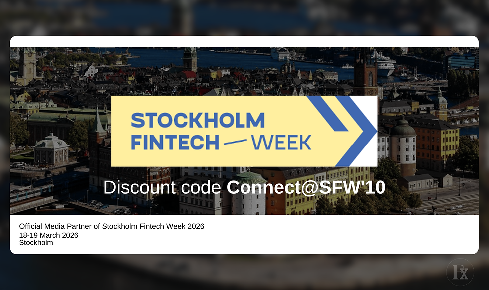 FinanceX is an official Media Partner to Stockholm Fintech Week 2026