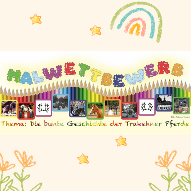 Die bunte Welt der Trakehner Pferde - die Gewinner stehen fest - Ergebnis Malwettbewerb