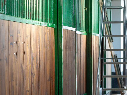 Stallrenovierung Desinfektion