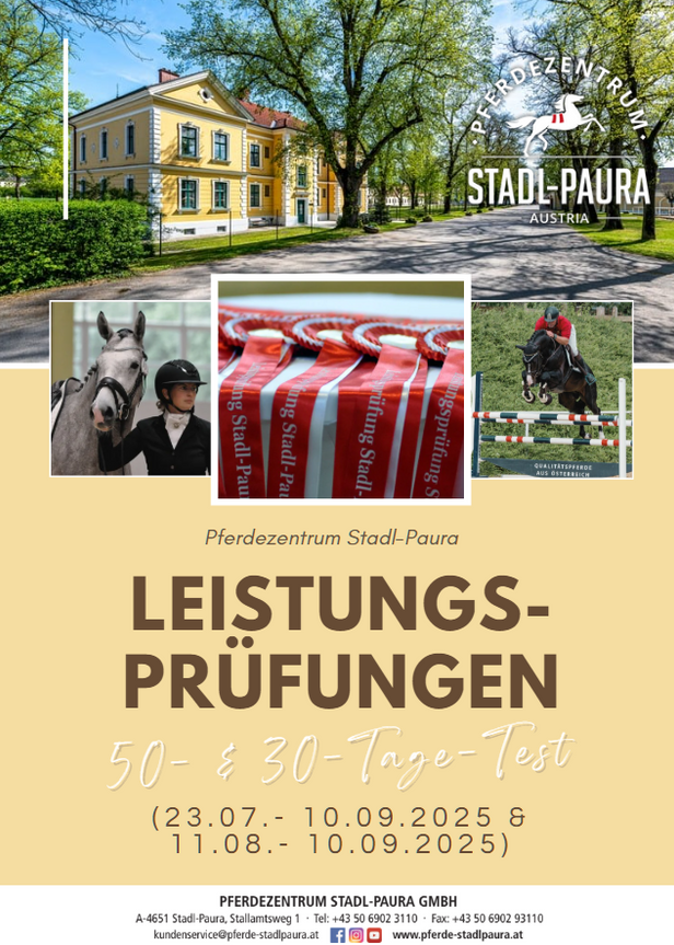 Teilnehmer des 50 TT in Stadl-Paura vom 23.07. - 10.09.2025 - mit Trakehner Beteiligung
