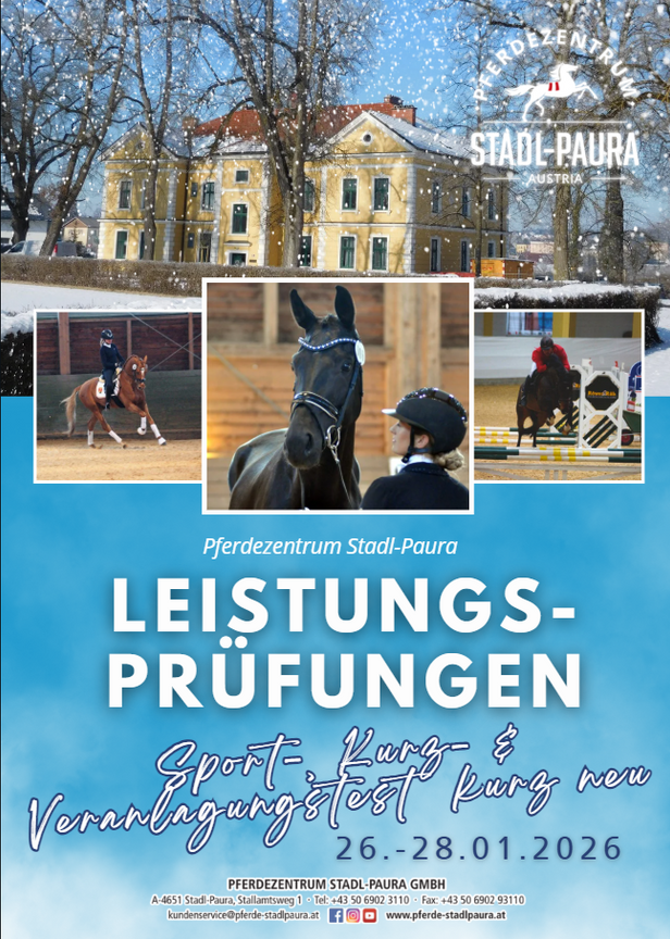 Teilnehmer des Kurz-VA in Stadl-Paura vom 26.01. bis 28.01.2026 - mit Trakehner Beteiligung