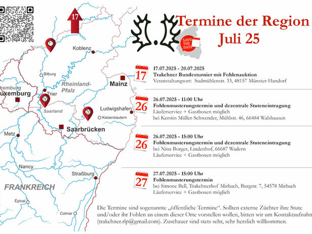 Termine im Juli 2025