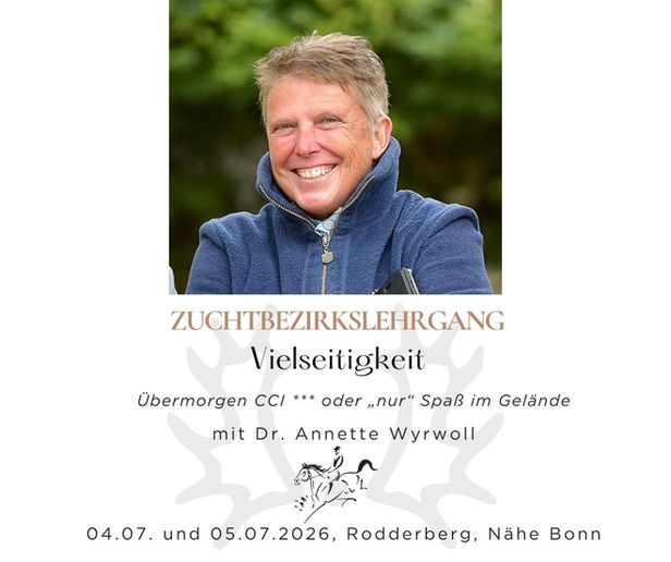 Zuchtbezirkslehrgang Vielseitigkeit Wyrwoll 2026 Rodderberg