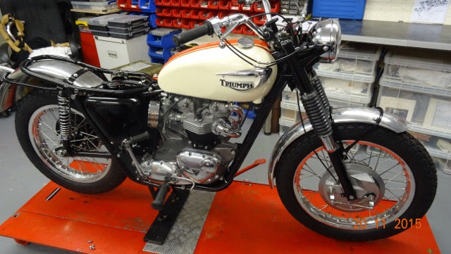 Classic Bike Shop Exhaust Pipes For Triumph T120TT 1966- (70-5959 / 70-5961)