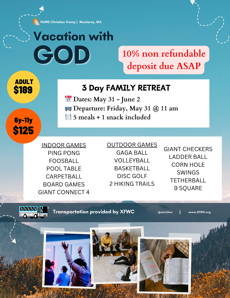 Vacation With God/Vacaciones Con Dios