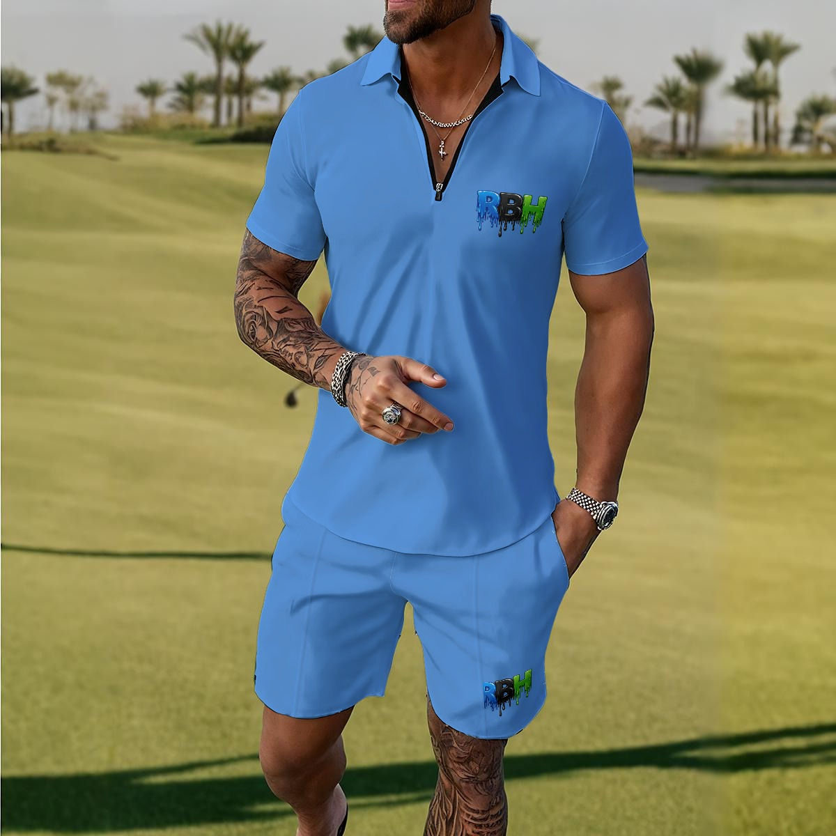 ✨ RBH SkyFlex Polo Set