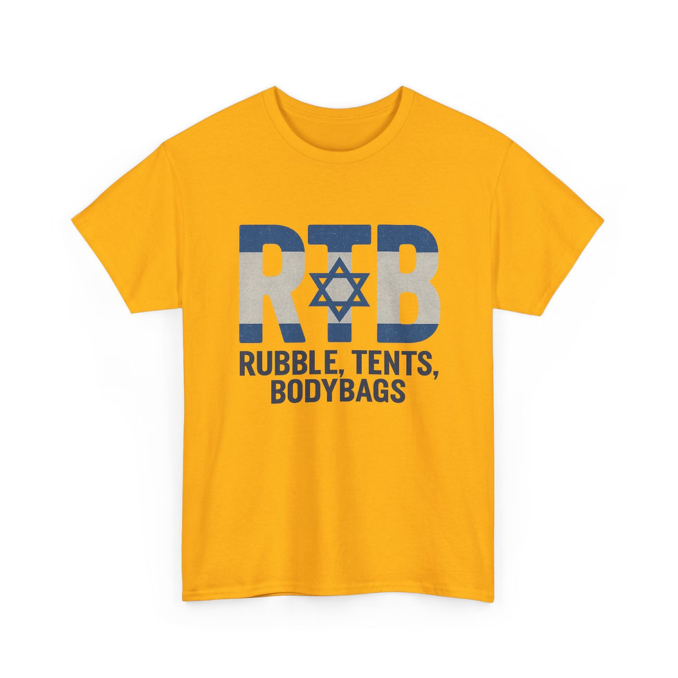 Thumbnail: Rubble Tents BodyBags Unisex Heavy Cotton Tee