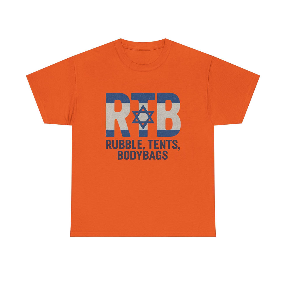 Thumbnail: Rubble Tents BodyBags Unisex Heavy Cotton Tee