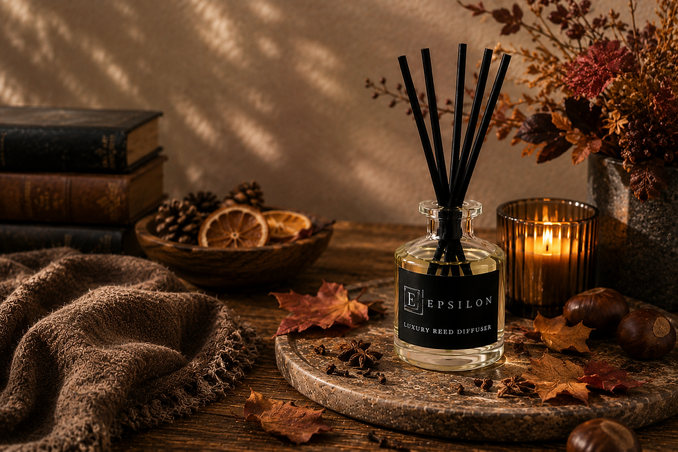 Autumn Evenings Luxury Reed Diffuser By Epsilon Home