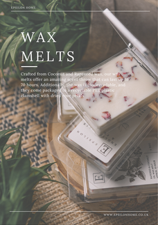 Private label wax melts in custom packaging for retail and gifting