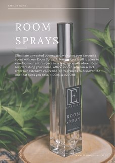 Bespoke room spray bottle designed for white label home fragrance branding