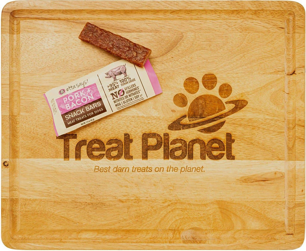 Thumbnail: Etta Says! Meat Snack Bar Pork + Bacon Dog Chew 1.5oz 12ct