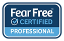 Fear Free Certified Professional Logo for Bridges In-Home Pet Euthanasia Martin County, FL and St. Lucie County, FL