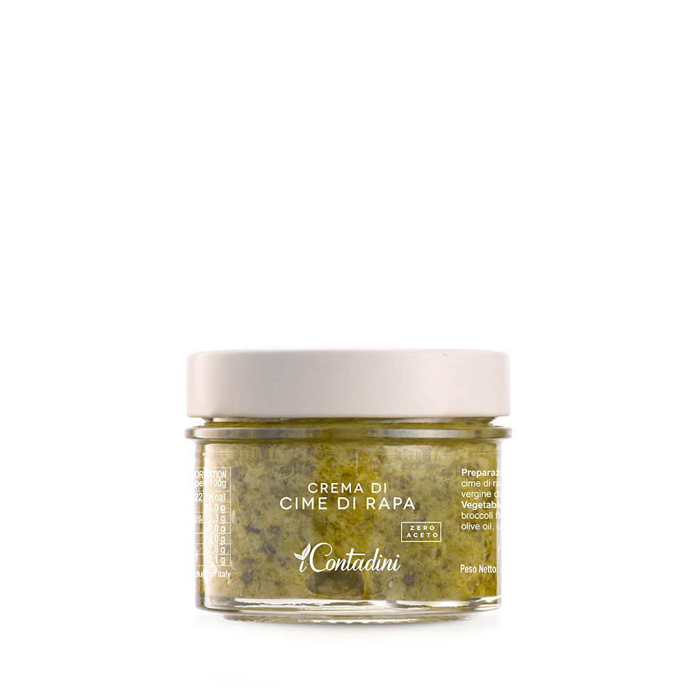 crema di cime di rapa i contadini. salento