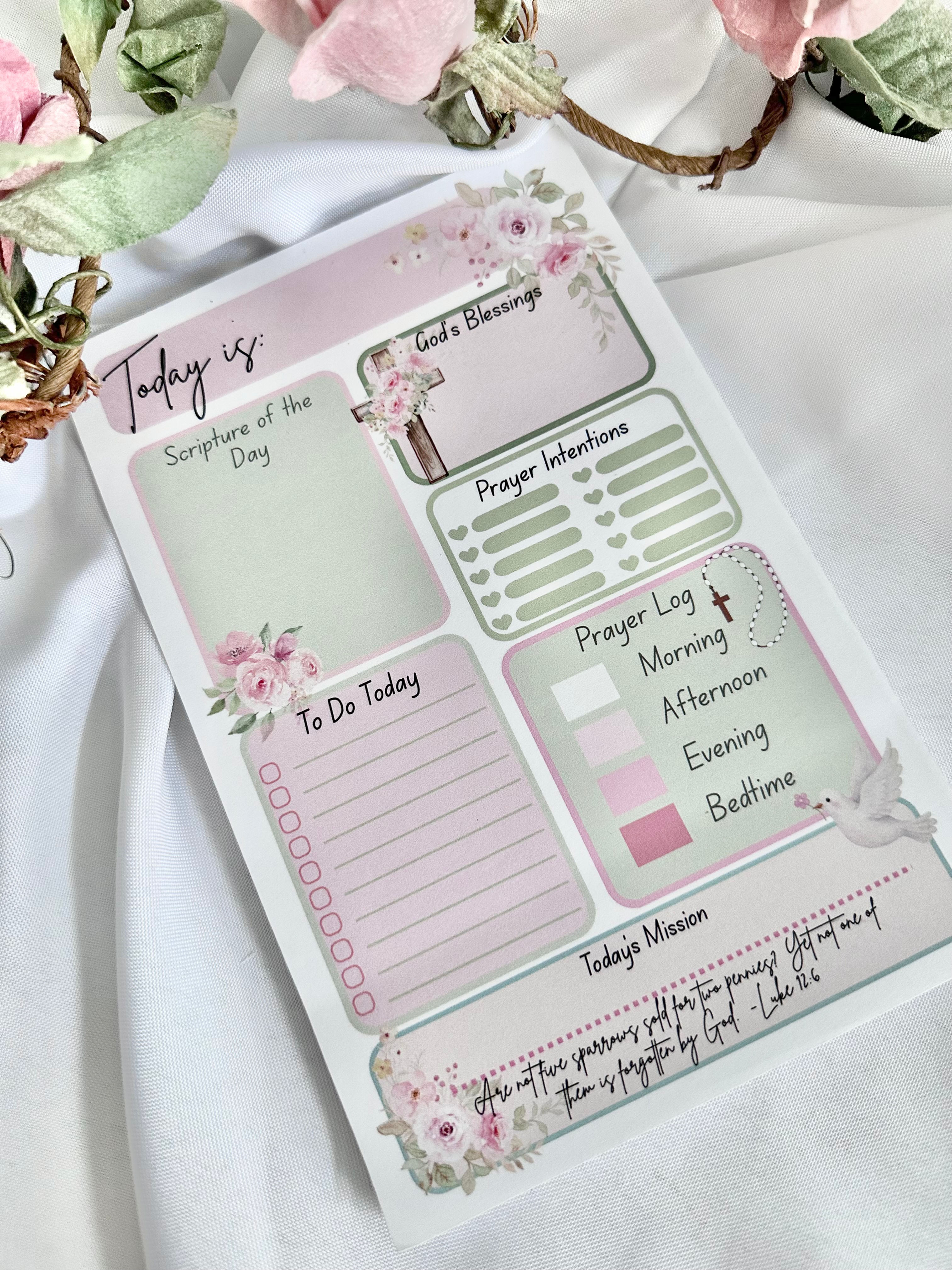 Prayer Planner Notepad
