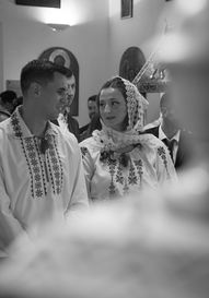 Cérémonie, mariage, engagement, couple, mariés