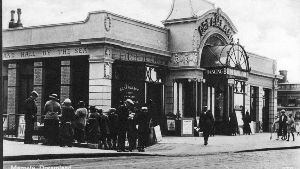 1924 Photo of Dreamland Hall Exterior HR_John Hutchinson Collection.tif