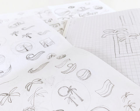 Image of idea sketches for Lumirest