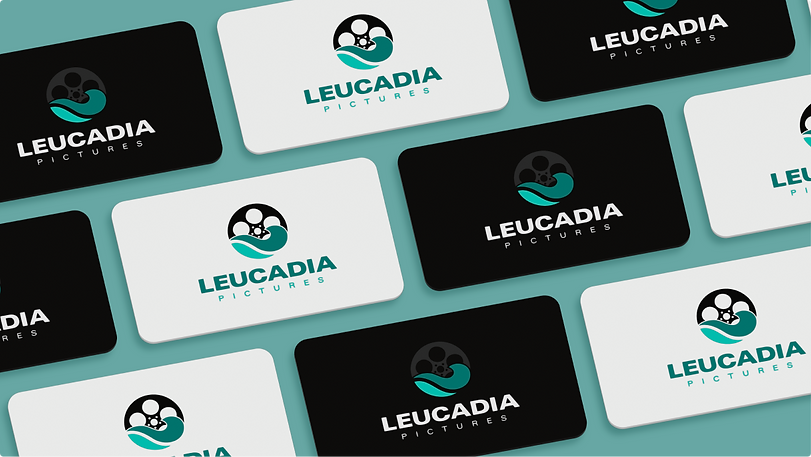 Image of business card designs for Leucadia Pictures
