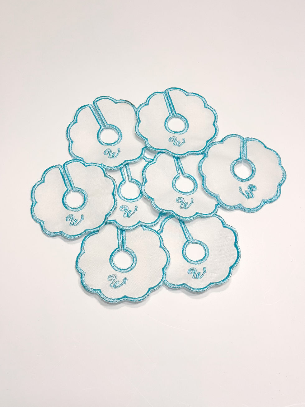 Thumbnail: (2) Wine Glass Stem Tags