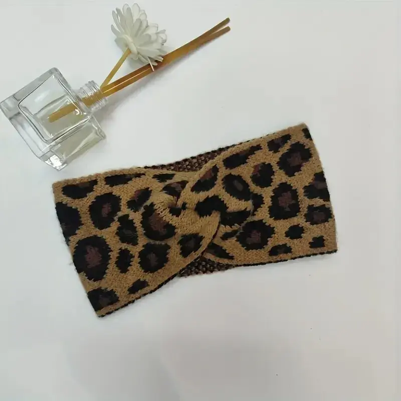 Bandeau à cheveux léopard